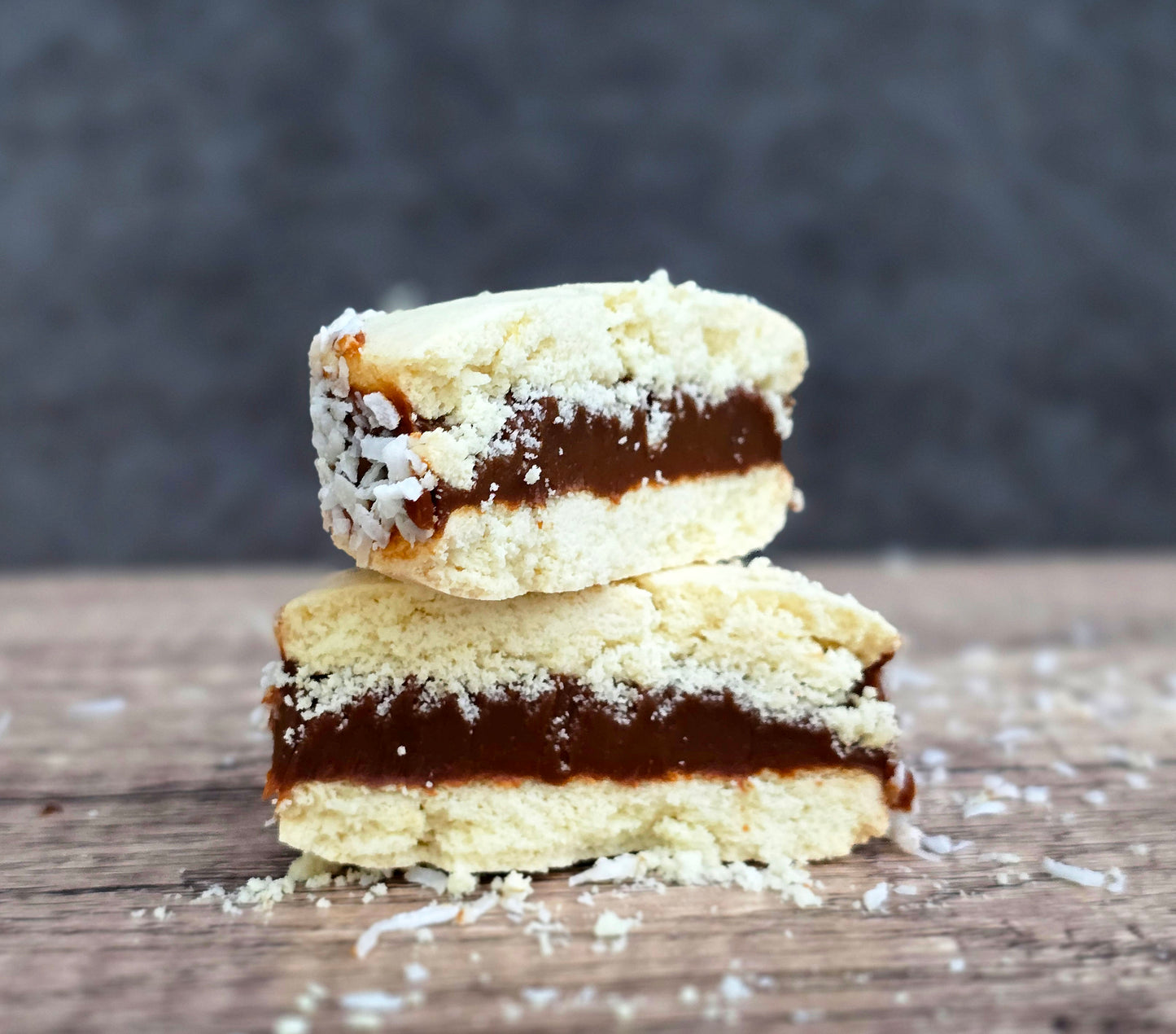 Classic Dulce de Leche with Coconut Alfajores
