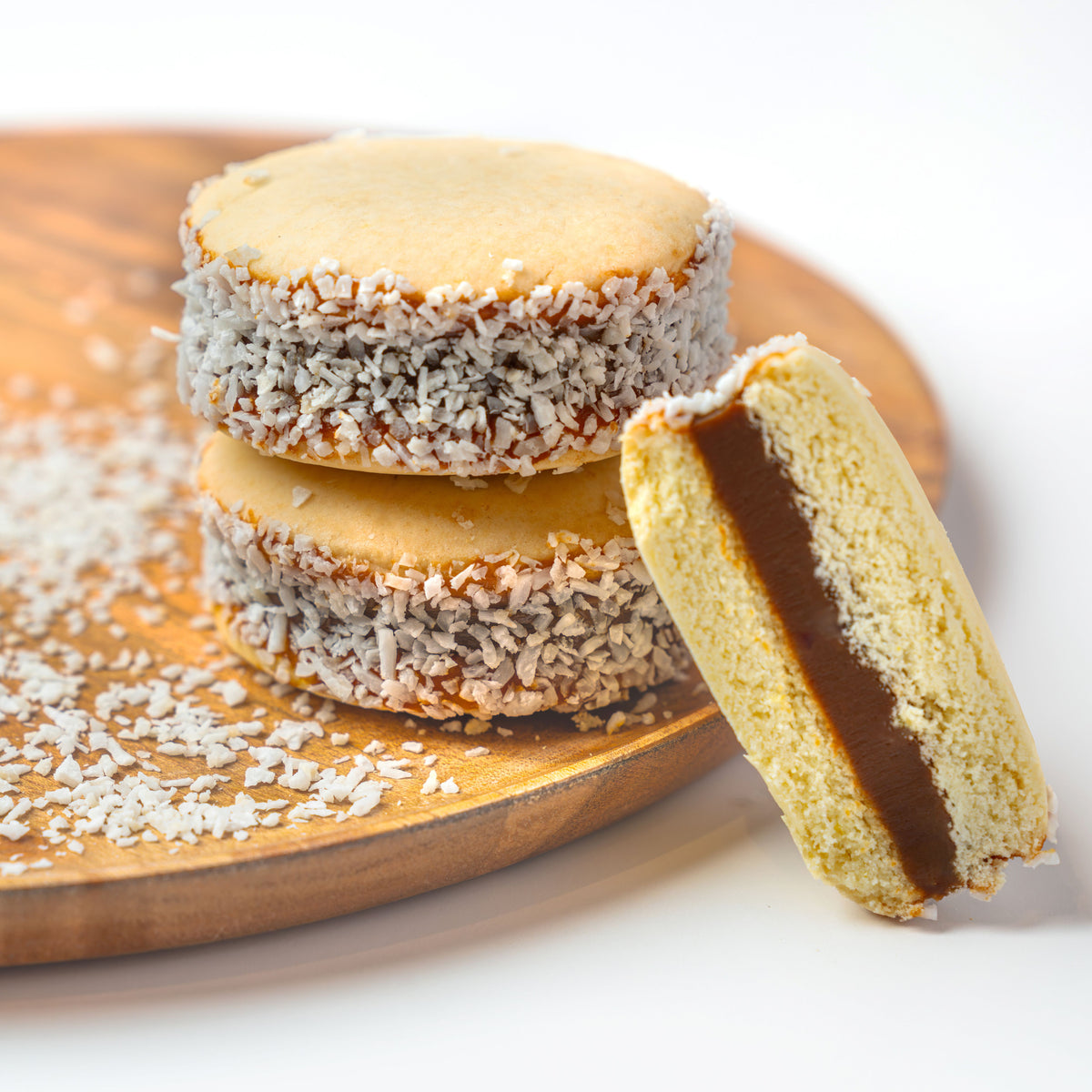 Classic Dulce de Leche with Coconut Alfajores