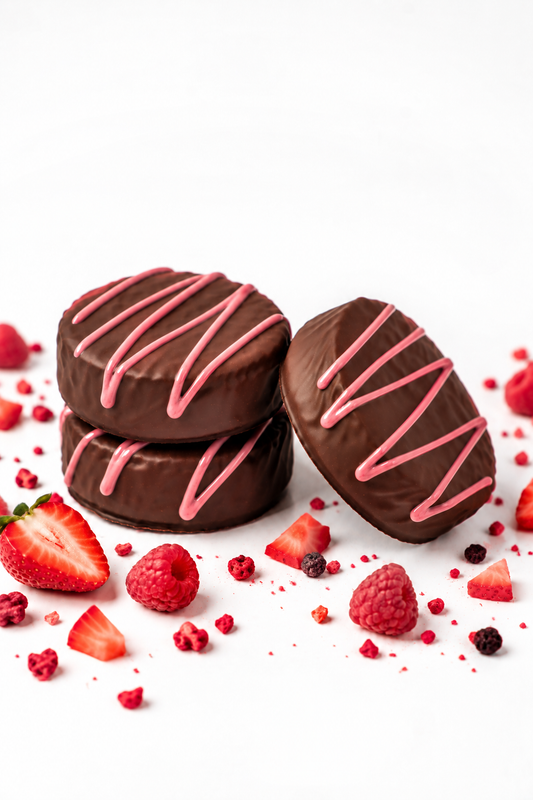 Berries & Dulce de Leche Alfajores
