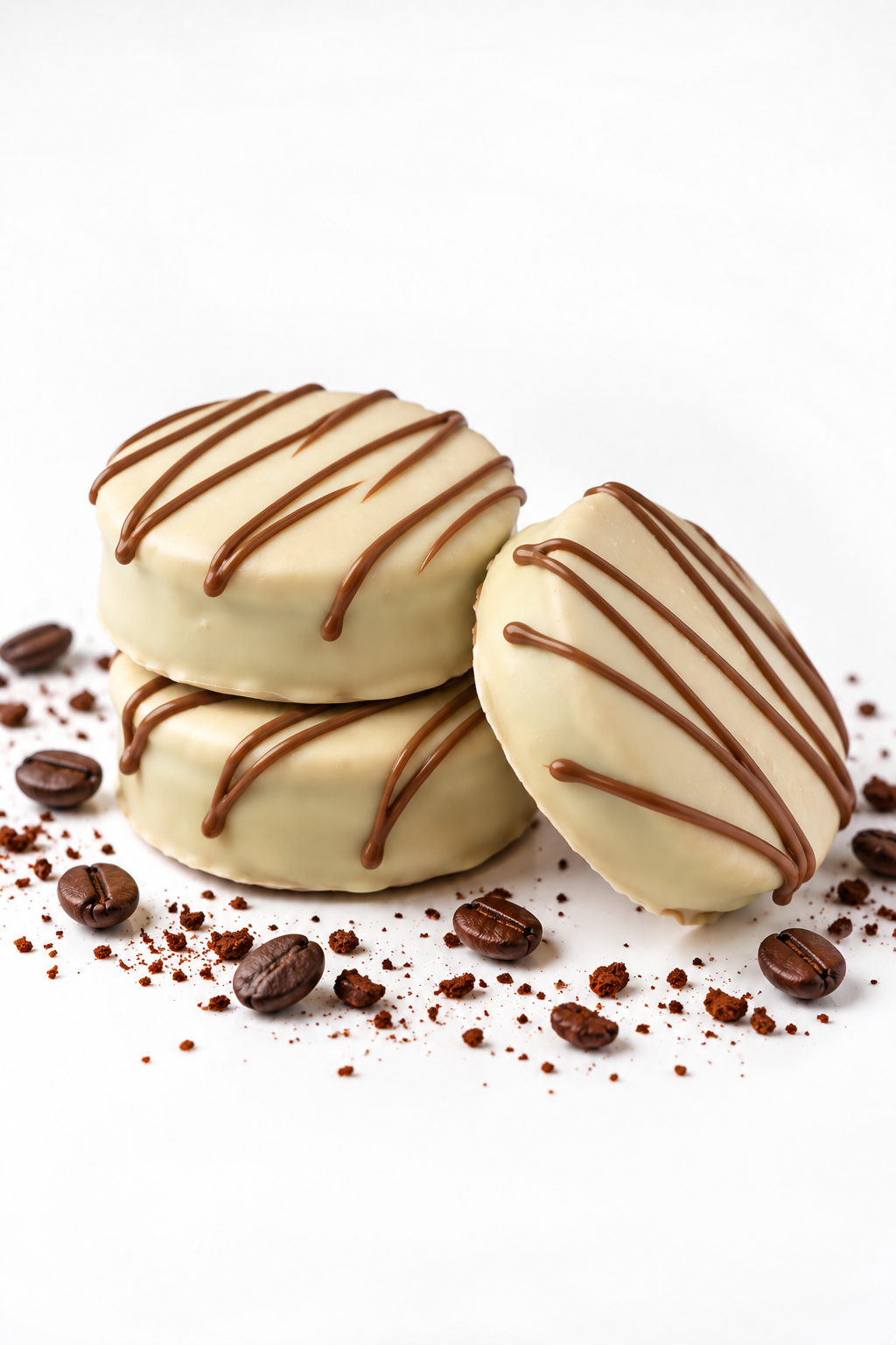 Coffee Ganache & Dulce de Leche Alfajores