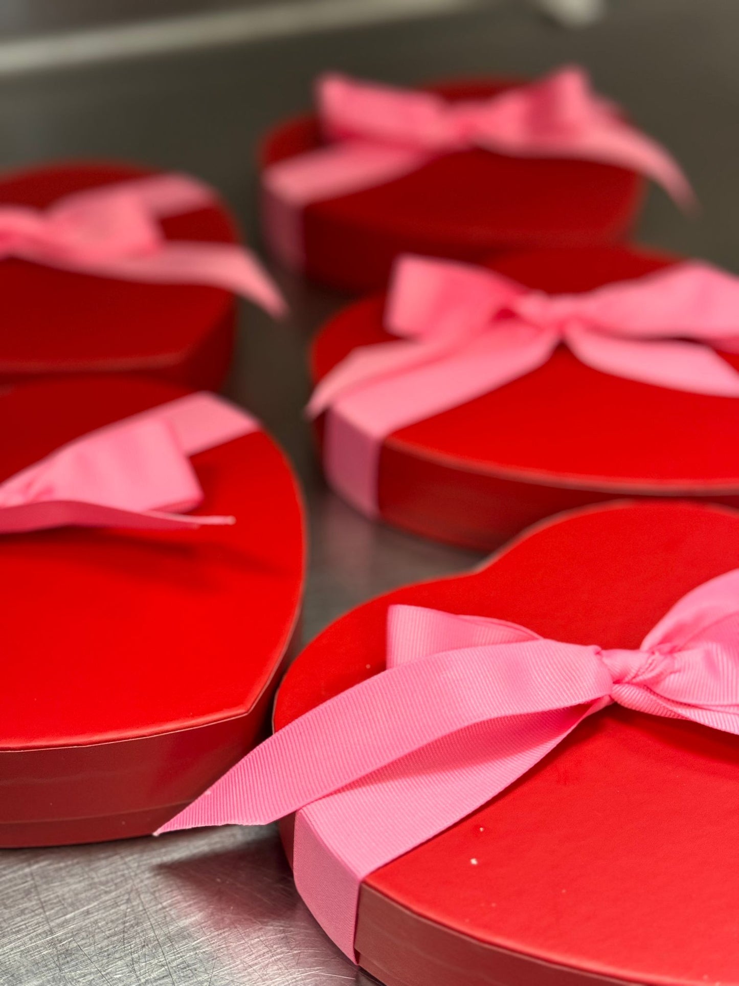 Valentine's Day mini heart shape box